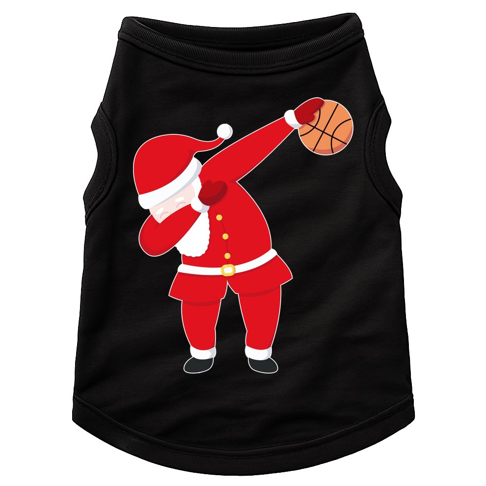 Basketball Dabbing Santa Doggie Tank
