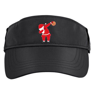 Basketball Dabbing Santa Adult Drive Performance Visor