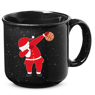 Basketball Dabbing Santa 15oz Campfire Ceramic Mug