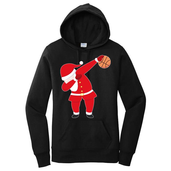 Basketball Dabbing Santa Women's Pullover Hoodie