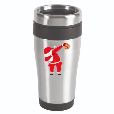 Basketball Dabbing Santa 16oz Travel Tumbler