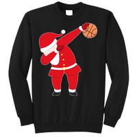 Basketball Dabbing Santa Tall Sweatshirt