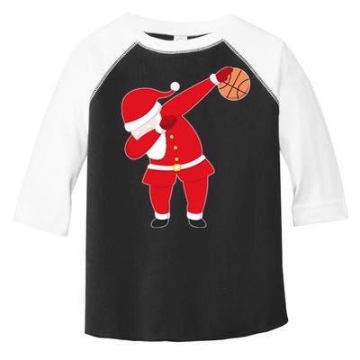 Basketball Dabbing Santa Toddler Fine Jersey T-Shirt