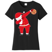 Basketball Dabbing Santa Women's T-Shirt