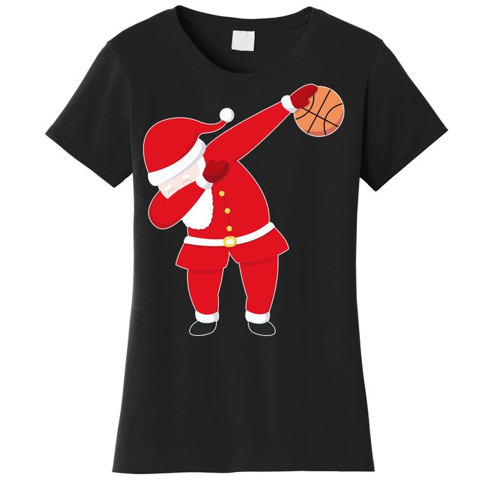 Basketball Dabbing Santa Women's T-Shirt