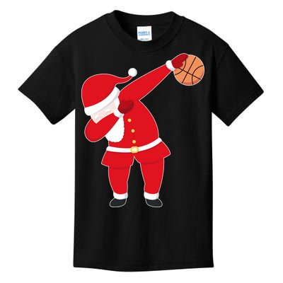 Basketball Dabbing Santa Kids T-Shirt