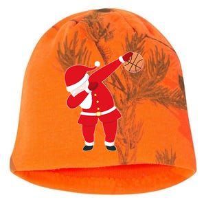 Basketball Dabbing Santa Kati - Camo Knit Beanie