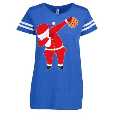 Basketball Dabbing Santa Enza Ladies Jersey Football T-Shirt