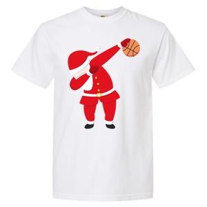 Basketball Dabbing Santa Garment-Dyed Heavyweight T-Shirt