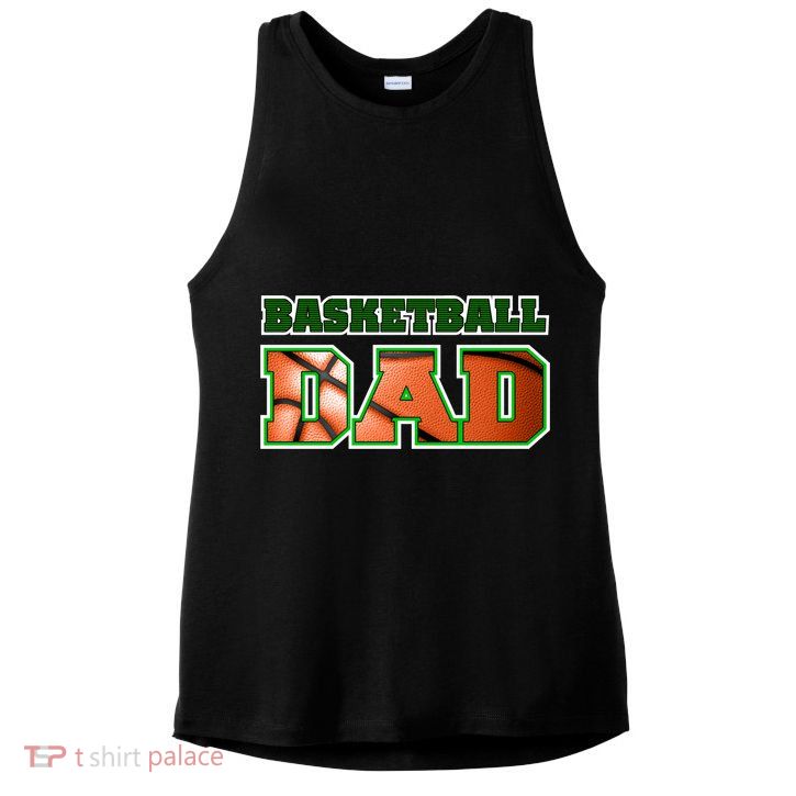 Basketball Dad Ladies PosiCharge Tri-Blend Wicking Tank