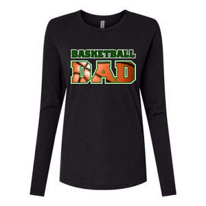 Basketball Dad Womens Cotton Relaxed Long Sleeve T-Shirt