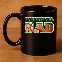 Basketball Dad 11oz C Handle Ceramic Mug