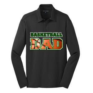 Basketball Dad Silk Touch Performance Long Sleeve Polo