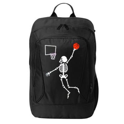 Basketball Dunking Skeleton City Backpack