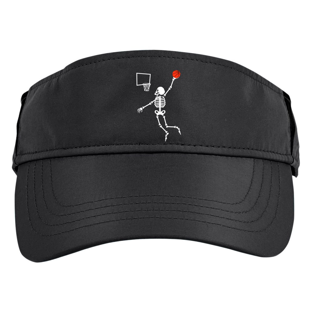 Basketball Dunking Skeleton Adult Drive Performance Visor