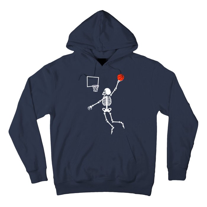 Basketball Dunking Skeleton Hoodie