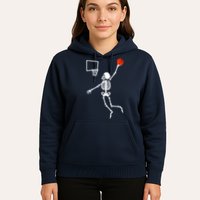 Basketball Dunking Skeleton Hoodie