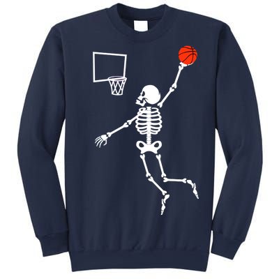 Basketball Dunking Skeleton Sweatshirt