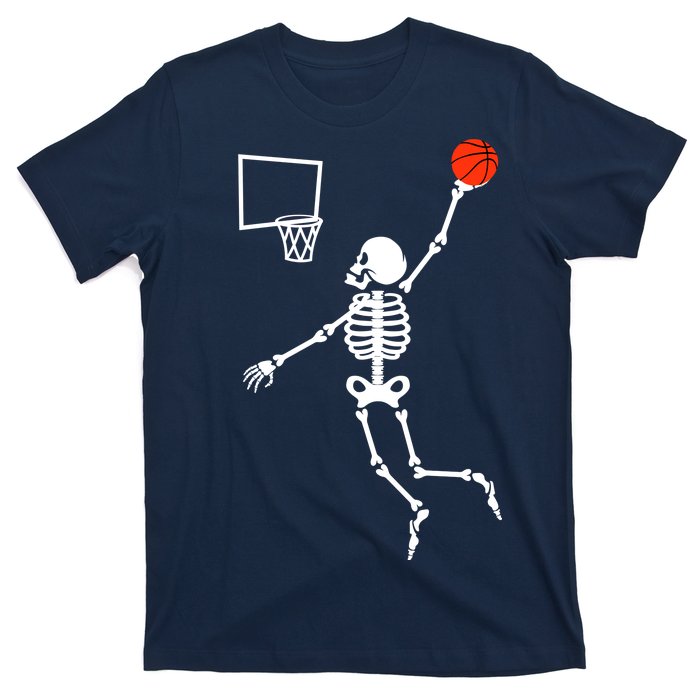 Basketball Dunking Skeleton T-Shirt