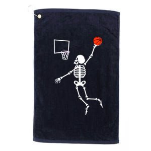 Basketball Dunking Skeleton Platinum Collection Golf Towel