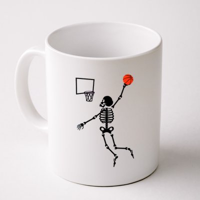 Basketball Dunking Skeleton Coffee Mug