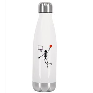 Basketball Dunking Skeleton Stainless Steel Insulated Water Bottle