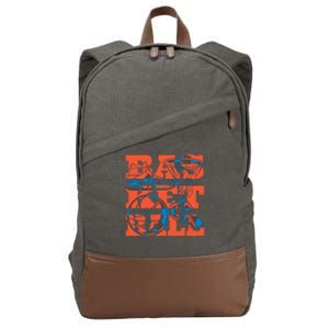 Basketball Equipment Cotton Canvas Backpack