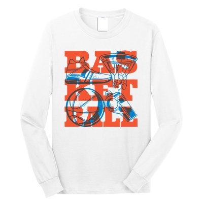 Basketball Equipment Long Sleeve Shirt