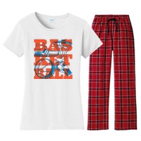 Basketball Equipment Women's Flannel Pajama Set