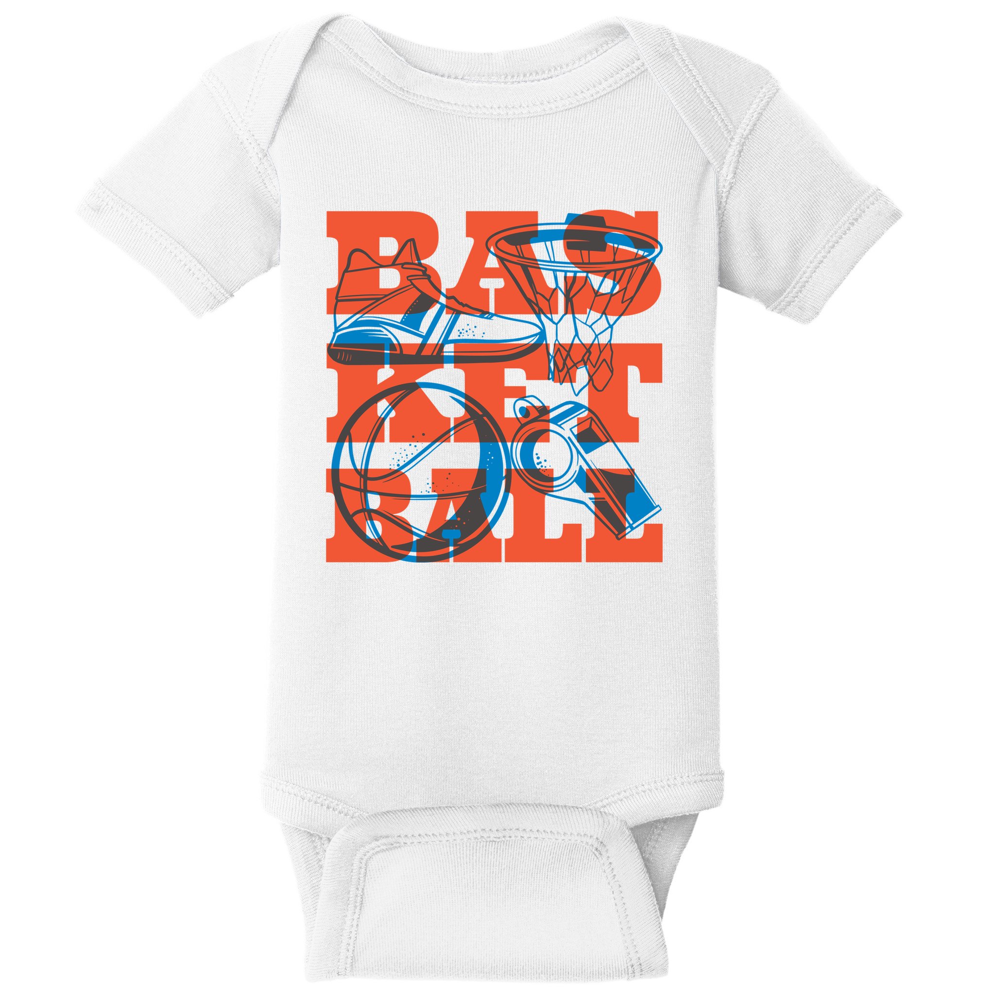 Basketball Equipment Baby Bodysuit