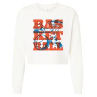 Basketball Equipment Cropped Pullover Crew