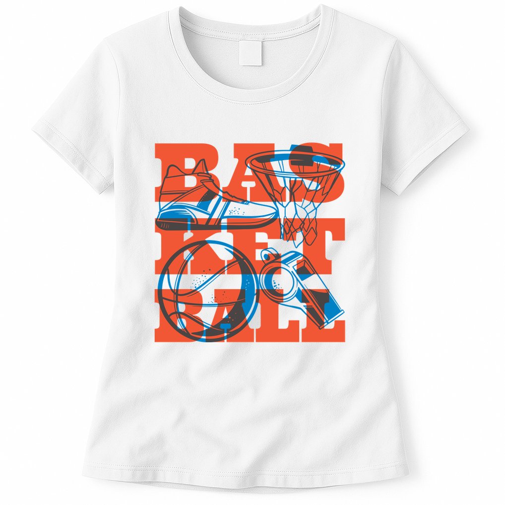 Basketball Equipment Womens T-Shirt