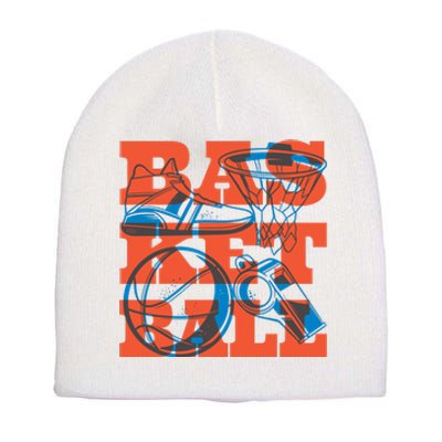 Basketball Equipment Short Acrylic Beanie