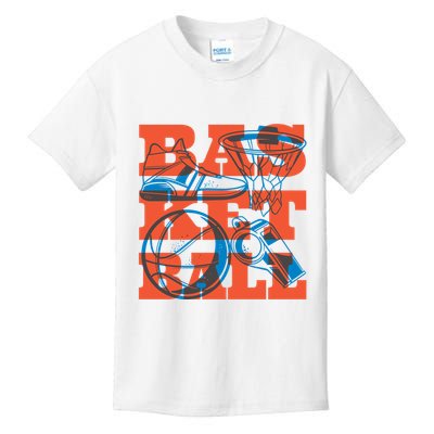 Basketball Equipment Kids T-Shirt