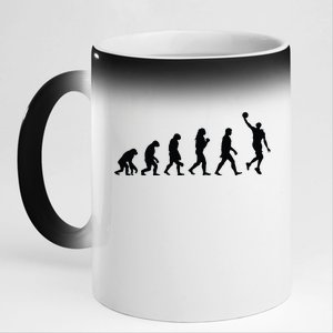 Basketball Evolution 11oz Black Color Changing Mug