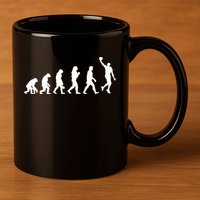 Basketball Evolution 11oz C Handle Ceramic Mug