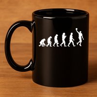 Basketball Evolution 11oz C Handle Ceramic Mug