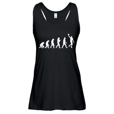 Basketball Evolution Ladies Essential Flowy Tank