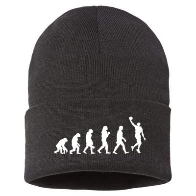 Basketball Evolution Sustainable Knit Beanie