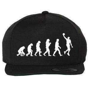 Basketball Evolution Wool Snapback Cap