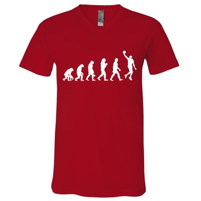 Basketball Evolution V-Neck T-Shirt