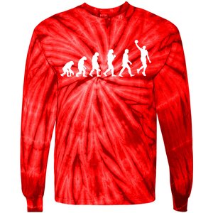 Basketball Evolution Tie-Dye Long Sleeve Shirt