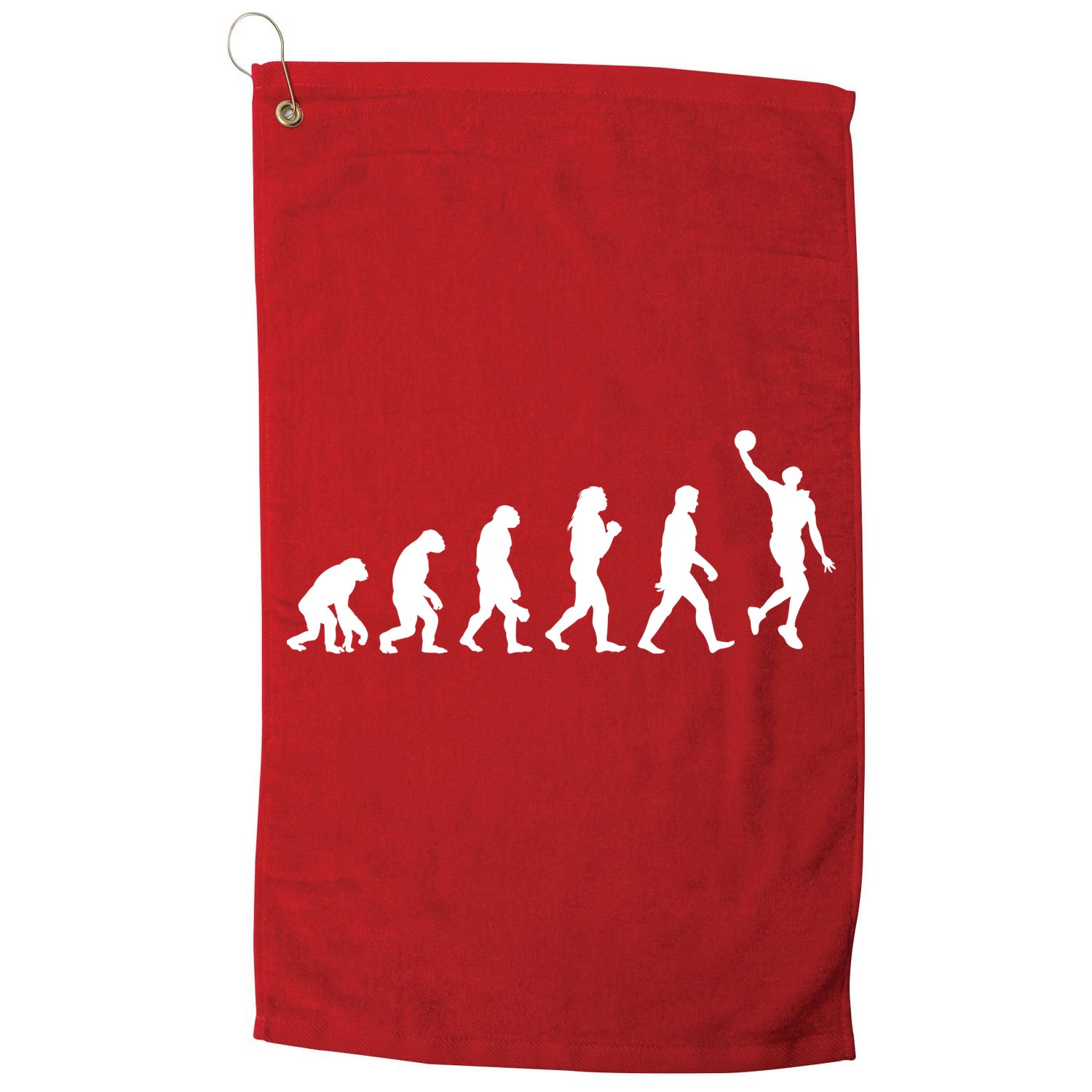 Basketball Evolution Golf Towel