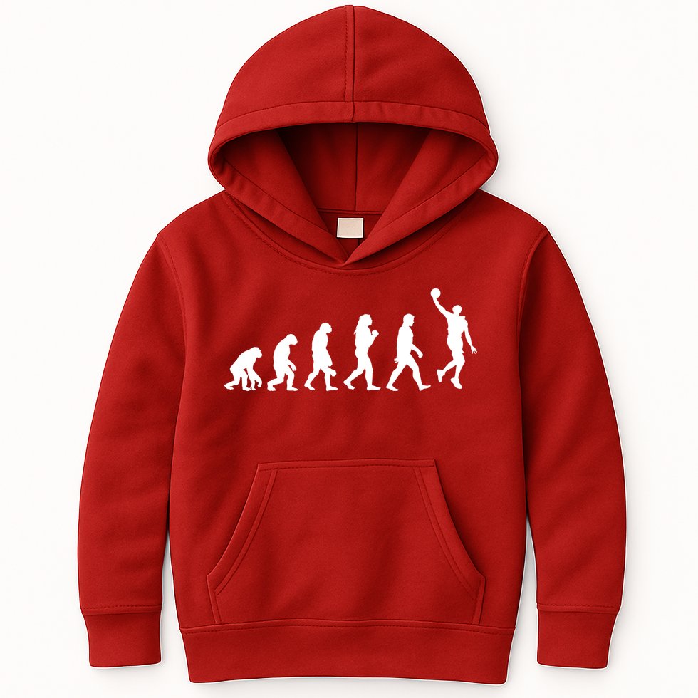 Basketball Evolution Kids Hoodie