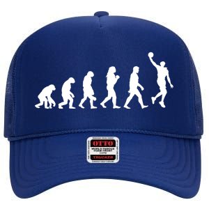 Basketball Evolution High Crown Mesh Back Trucker Hat