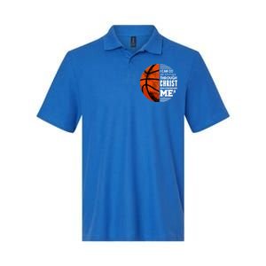 Basketball Faith All Things Through Christ Softstyle Adult Sport Polo