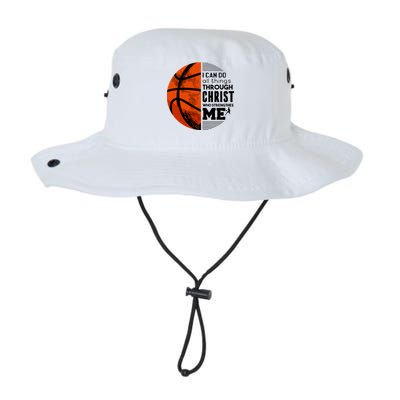 Basketball Faith All Things Through Christ Legacy Cool Fit Booney Bucket Hat