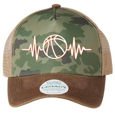 Basketball Heartbeat Legacy Tie Dye Trucker Hat