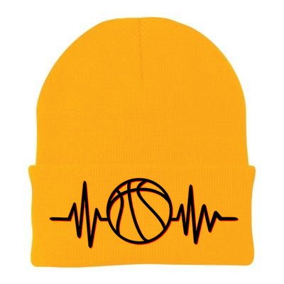 Basketball Heartbeat Knit Cap Winter Beanie