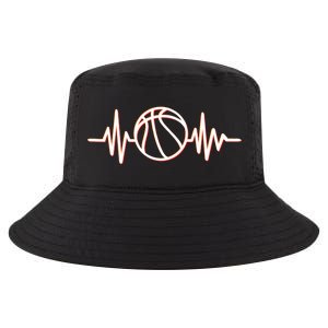 Basketball Heartbeat Cool Comfort Performance Bucket Hat